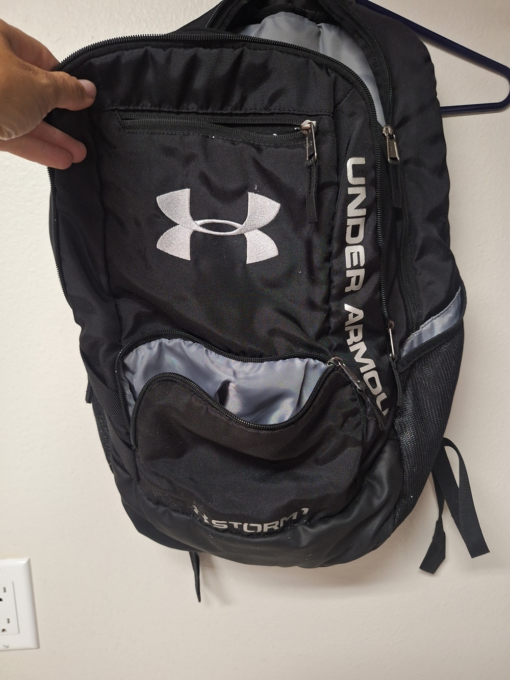 Under Armour Black and Gray Men's Backpack